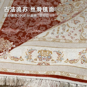 Vintage Persian-style living room rug